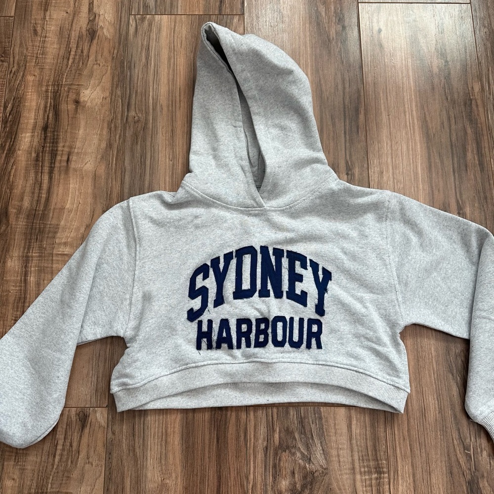 Zara Kids Gray Hoodie with Sydney Harbour Print